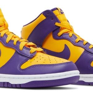 Nike Vibrant Purple and Yellow Sneakers